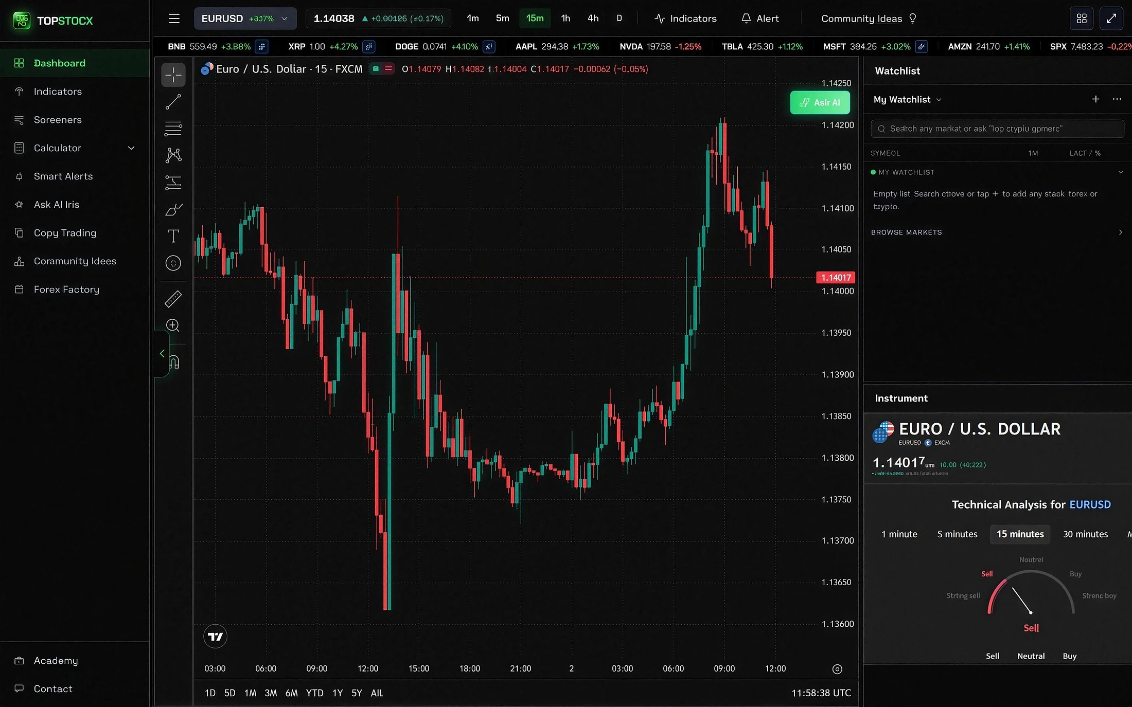 Topstocx: AI Market Analysis Platform, Live Charts & Copy Trading